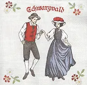 Наб. салф. для декупажа Танцы в саду (211367/111360) (2шт) (упаковка)