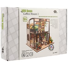 Интерьерный конструктор для творчества Румбокс Hongda MiniHouse "COFFEE HOUSE" M027