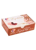 Краски акриловые металлик, 6 цветов, 20 мл, Луч