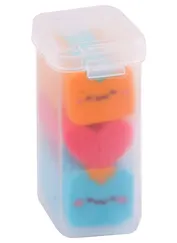 Ластики 3 штуки "Милота", ПВХ-бокс