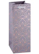 Пакет бутылочный 35*13*9 "Подарочный" бум.мат