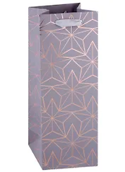 Пакет бутылочный 35*13*9 "Подарочный" бум.мат
