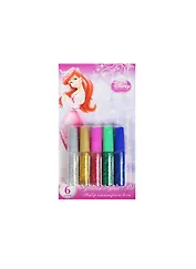 Клей глиттерный 05 шт.(6 гр.) "Princess", блист., Disney