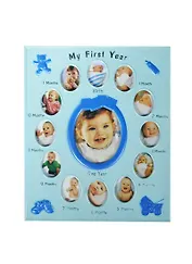 Фоторамка My first year (30х25) голубая (39-244)