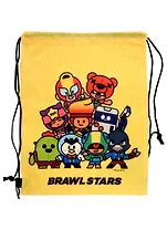Мешок для сменной обуви "Команда Yellow" 1отд., 320*410мм, Brawl Stars