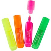 Текстовыделители «46 Superfluorescent» 4 цвета, Faber-Castell - 1