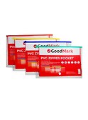 Папка на молнии А4, прозрачная, GoodMark - 1