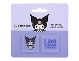 3D стикеры Sanrio I do what I want! (2 шт)