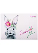 Альбом для рисования Феникс+, "Кролик", А4, 24 листа, на скрепке