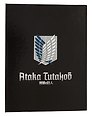 Папка-обложка для тетради со сменными блоками А5 "Атака Титанов Сезон 1-3" 2 кольца, в ассортименте