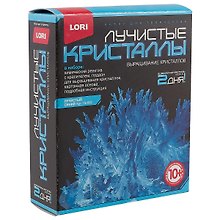 Набор для выращивания кристаллов «Синий кристалл», Lori