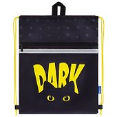 Мешок для сменной обуви «Dark cat», с петлей, светоотражающая полоса, 47X37см - 1