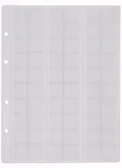 Файлы, в альбом для монет, 200х250, ПВХ,  5 карманов