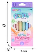 Фломастеры «Pastel» Colorino, 6 цветов - 1