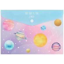 Папка -конверт «The sky is the limit» А5 на кнопке