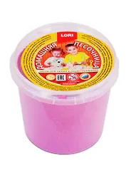 Домашняя песочница LORI Розовый песок 0,5 кг