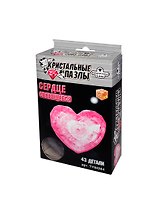 3D Crystal Puzzle Сердце L New Светильник (TY94384)