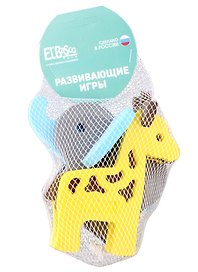 Набор мягких конструкторов El basco "Зоопарк"