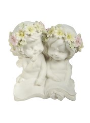 Фигурка Ангелы в венках коллекция Amore 8х11см (390-702)