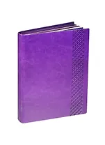 Ежедневник недат. А6 160л "Фэнтази" фиолетов, кожзам, мягк. переплет, тонир.блок, ляссе, Escalada