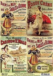 Декупажная карта Старинная реклама (S-062) (упаковка)