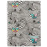 Скетчбук «Модные зебры», 80 листов, А4