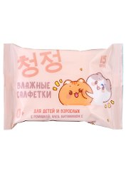 Влажные салфетки Kawaii (иероглифы) (15 шт)