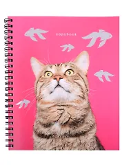 Тетрадь в клетку Listoff, "Котики", 80 листов, в ассортименте