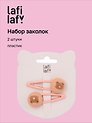 Набор заколок Kawaii Мишки (2шт) (пластик) (5см) (12-03907-B11) (Lafilaf)