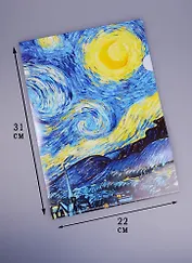 Папка-уголок А4 "Звездная ночь"
