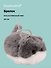 Брелок "Котик серый с глазками" (иск.мех) (14см) (12-09602026-L9) - 0