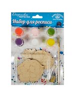 Набор для росписи Цветы (магниты) (3шт) (К3117) (3 заготовки+3 магнита+6 красок -24мл+кисть) (блистер)