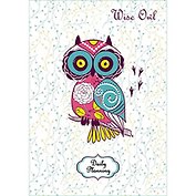 Ежедневник недат. А5 112л "Мода и стиль. Совы. Owls" 7БЦ, поролон, мат.ламинация, выб.лак, блестки, ляссе, Listoff