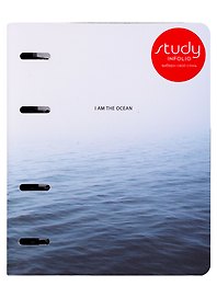 Тетрадь на кольцах «Ocean» 120 листов в клетку, А5, сменный блок - Be Smart