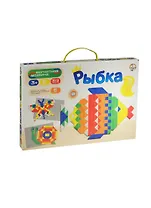 Магнитная мозаика Рыбка (01652) (магнит. доска+312элементов/6цв.) (3+)