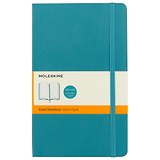 Книга для записей Moleskin Classic Soft, мягкая обложка, тёмно-бирюзовая, 96 листов, А5