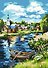 Картина-раскраска по номерам «Летняя деревушка на реке 2», Артвентура - 0