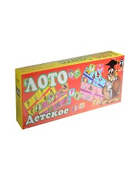 Лото Детское цветное (ЛТ-100) (3+) (коробка)