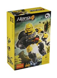 Робот-трансформер Hero 4 Жёлтый (15-02031-9803)