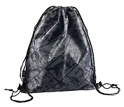 Мешок для сменной обуви "Naruto" 38*48см, серый, полиэстер