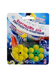 Запасные картриджи к пистолета-хлопушке (12 выстрелов) (TZA-002A) (2шт) (8+) (блистер)