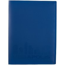 Папка с файлами «Megapolis» А4, 20 файлов, пластик, синяя, Erich Krause
