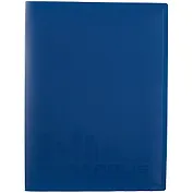 Папка 20ф А4 "MEGAPOLIS" пластик, синий, Erich Krause