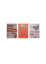 Тетрадь общая «Длинношеее», 60 листов в клетку, А5, в ассортименте - Marker Arte