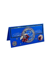 Открытки ручной работы дизайн №11 Новогодний "Зимние Ягоды" 00008738 (Нот)