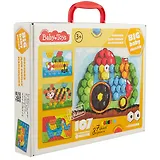 Мозаика для самых маленьких BABY TOYS Трактор d2,5/7 цв. /107 эл