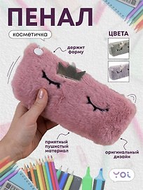 Пенал-косметичка «Princess», 9 х 22 см