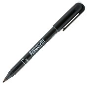 Маркер перманентный Centropen, черный 1 мм