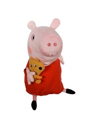 РОСМЭН Peppa мягкая игрушка "Пеппа с медвежонком", 30см 25097