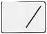 Скетчбук А5 80л "КОТ ЛЯ РУС" 100г/м2, тв.обложка, выб.лак, резинка, мат.ламинация - 2